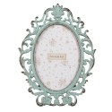 Clayre & Eef Photo Frame 9x13 cm Green Metal