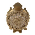 Clayre & Eef Orologio da tavolo 10 cm Color oro Ferro Vetro