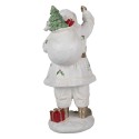 Clayre & Eef Christmas Decoration Figurine Santa Claus 43 cm White Plastic