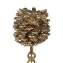 Clayre & Eef Candleholder set of 2 22/ 27  cm Gold colored Iron