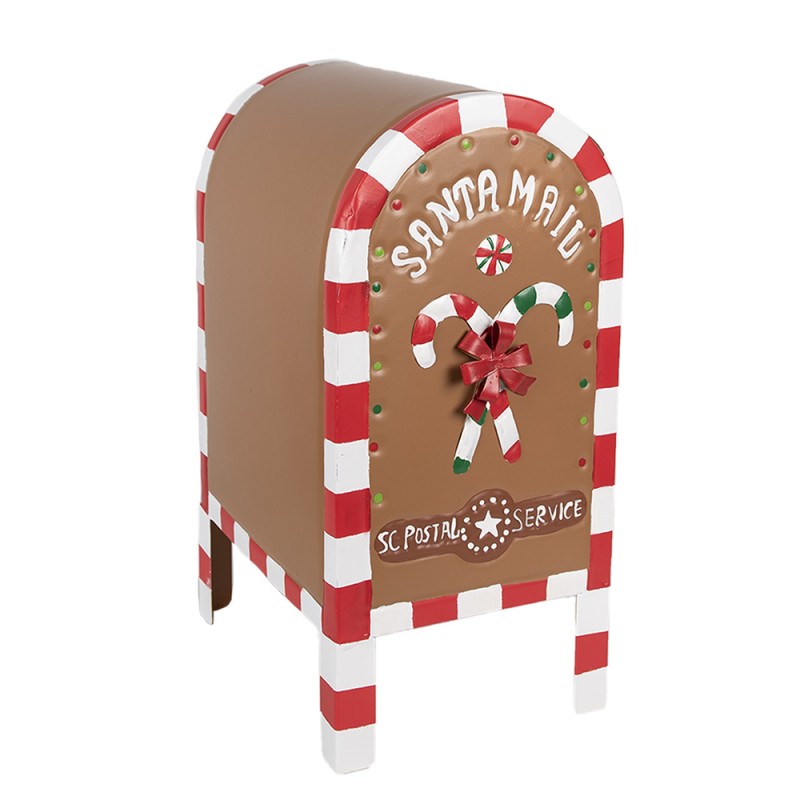 Clayre & Eef Briefkasten 22x18x34 cm Braun Eisen
