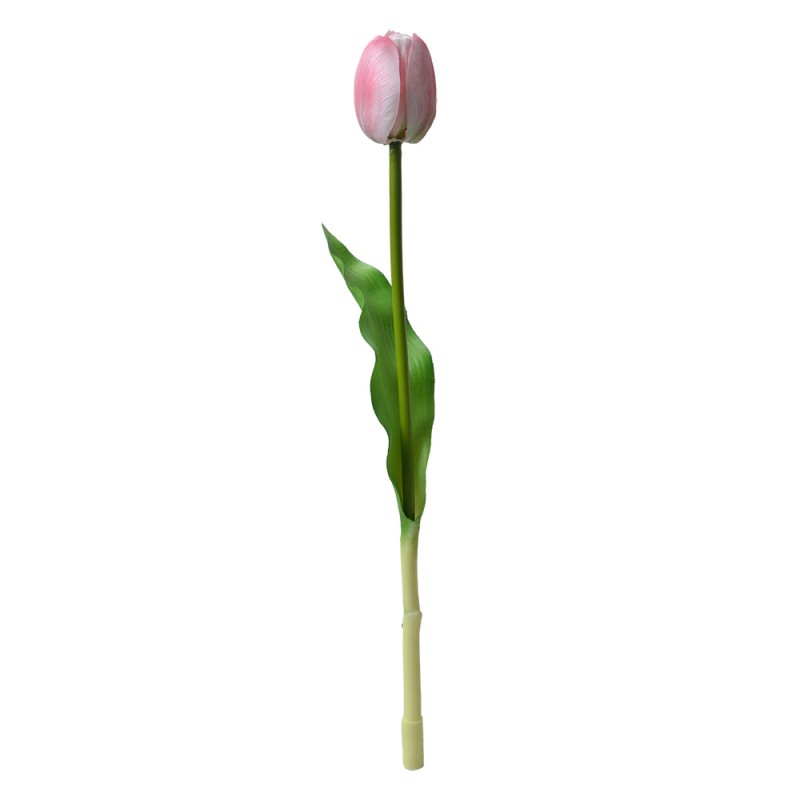 Clayre & Eef Fleur artificielle Tulipe 32 cm Rose Plastique