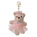 Clayre & Eef Portachiavi Orso 15 cm Marrone Sintetico