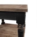 Clayre & Eef Beistelltisch 80x80x85 cm Schwarz Holz
