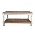 Clayre & Eef Tavolo da Presentazione 180x70x85 cm Bianco Legno