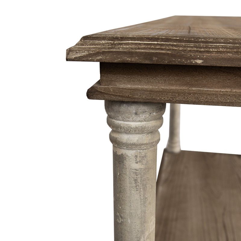 Clayre & Eef Libreria 110x40x113 cm Bianco Legno