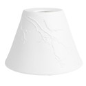 Clayre & Eef Pendelleuchten-Schirm Ø 15x10 cm Weiß Porzellan Vögel auf Zweigen