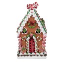 Clayre & Eef Maison en pain d'épice 20x20x37 cm Marron Polyrésine