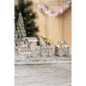 Clayre & Eef Christmas Decoration with LED Lighting Train 30x7x12 cm Brown Polyresin