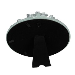 Clayre & Eef Photo Frame 13x18 cm Green Plastic Oval