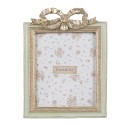 Clayre & Eef Cornice per foto 13x18 cm Verde Plastica