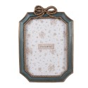 Clayre & Eef Cornice per foto 13x18 cm Verde Plastica