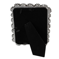 Clayre & Eef Bilderrahmen 10x15 cm Silberfarbig Kunststoff