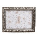 Clayre & Eef Bilderrahmen 13x18 cm Silberfarbig Kunststoff