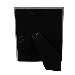 Clayre & Eef Bilderrahmen 10x15 cm Silberfarbig Kunststoff