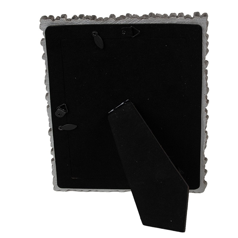 Clayre & Eef Cornice per foto 13x18 cm Color argento Plastica