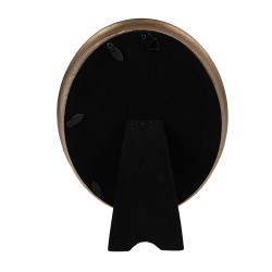 Clayre & Eef Cornice per foto 13x18 cm Color oro Plastica Ovale