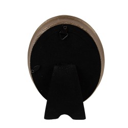Clayre & Eef Photo Frame 6x9 cm Gold colored Plastic Oval