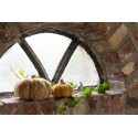 Clayre & Eef Decorazione Zucca Ø 15x12 cm Marrone Tessuto
