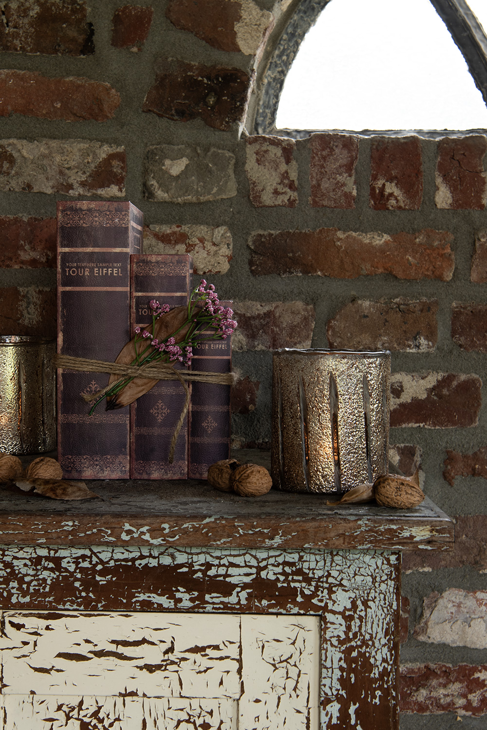 Theelichthouder Ø 11X13 Cm Goudkleurig Glas-image