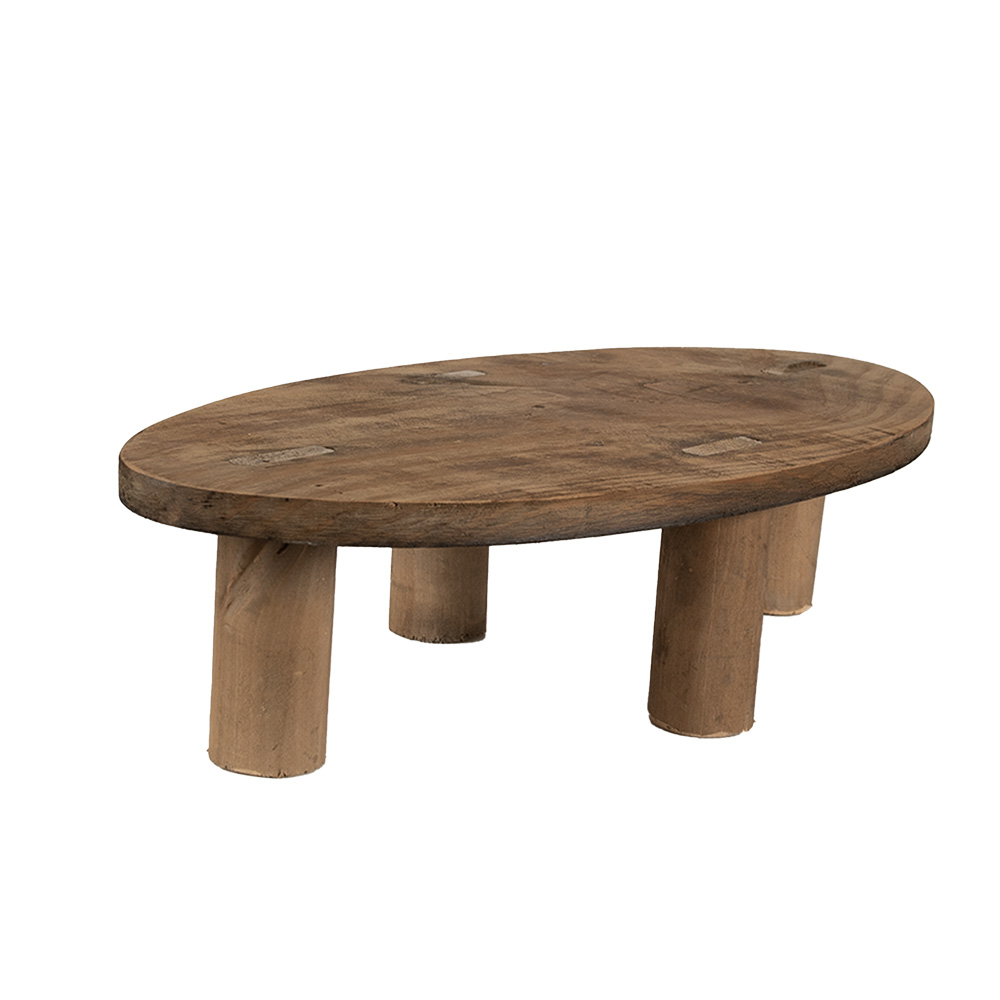 Clayre&Eef Plantentafeltje 40x20x11 cm Bruin Hout afbeelding