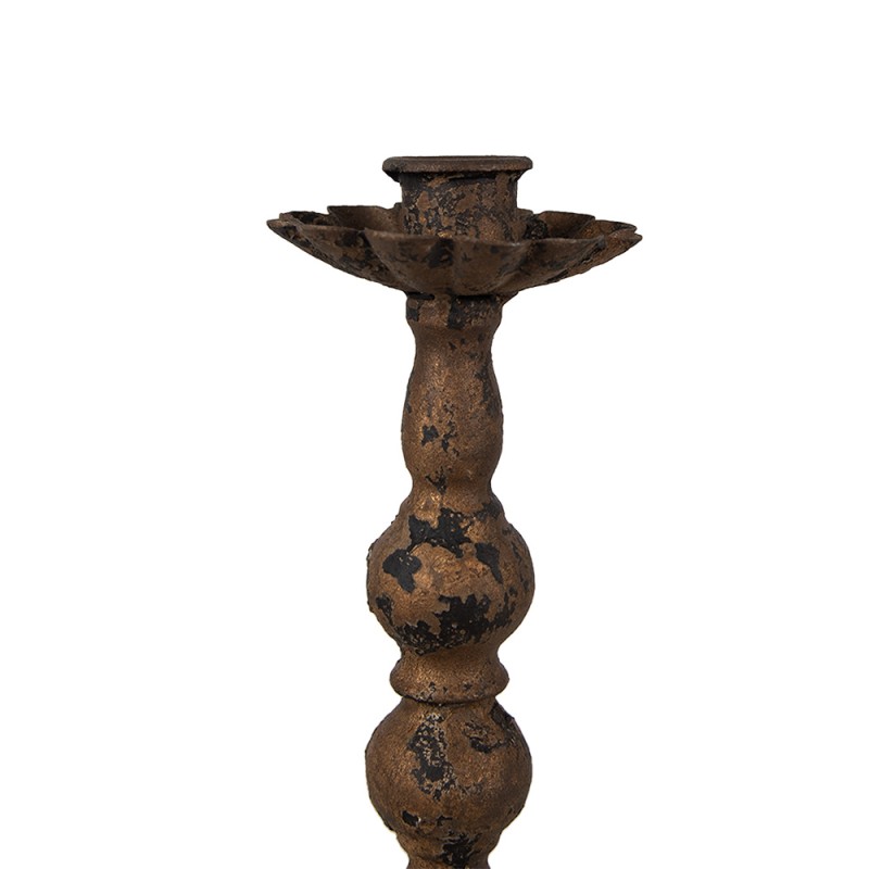Clayre & Eef Candle holder 25 cm Black Iron