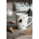 Clayre & Eef Tasse 350 ml Weiß Keramik