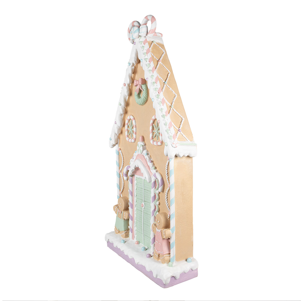 Gingerbread House 50X15X93 Cm Bruin Keramisch Materiaal-image