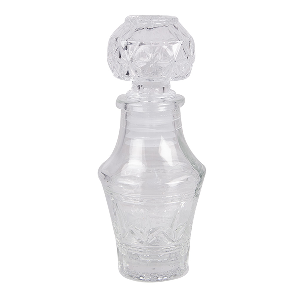 Clayre&Eef Decoratie Fles 50 ml Transparant Glas afbeelding
