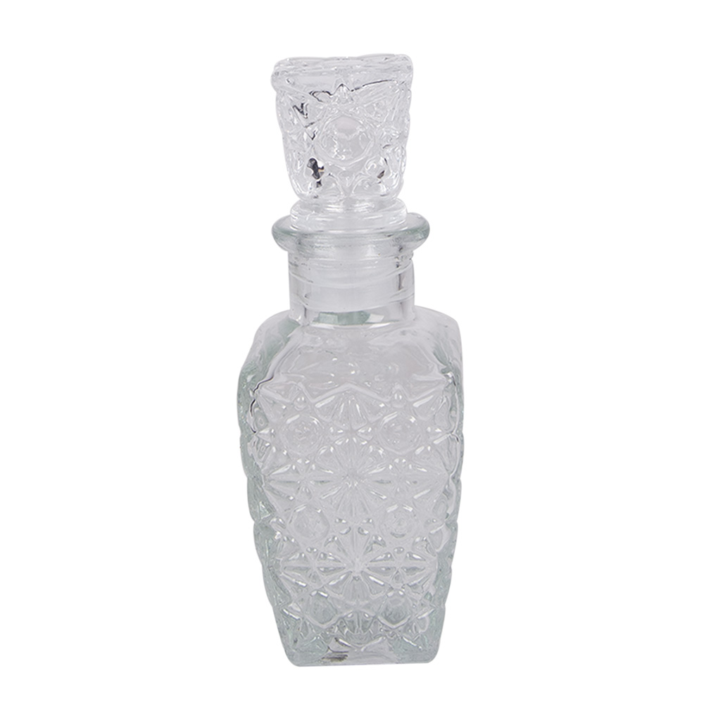 Clayre&Eef Decoratie Fles 250 ml Transparant Glas afbeelding