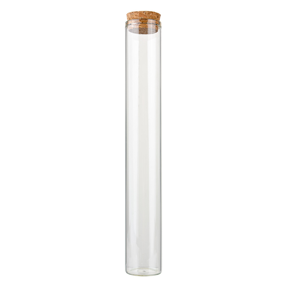 Clayre&Eef VoorraadpotØ 3x20 cm Transparant Glas afbeelding