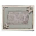 Clayre & Eef Photo Frame 10x15 cm Blue Beige MDF Rectangle