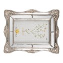 Clayre & Eef Cadre photo 10x15 cm Couleur argent Plastique Verre