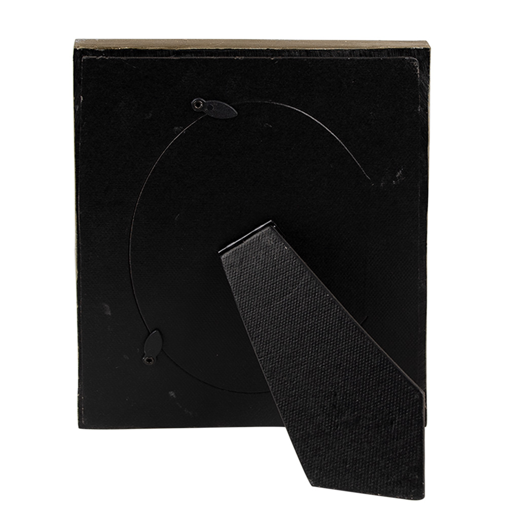 Fotolijst 10X15 Cm Zilverkleurig Polyresin Bloemen-image