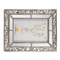 Clayre & Eef Photo Frame 10x15 cm Silver colored Plastic Glass