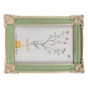 Clayre & Eef Photo Frame 10x15 cm Green Polyresin