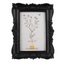 Clayre & Eef Photo Frame 10x15 cm Black Polyresin