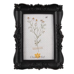 Clayre & Eef Photo Frame 10x15 cm Black Polyresin