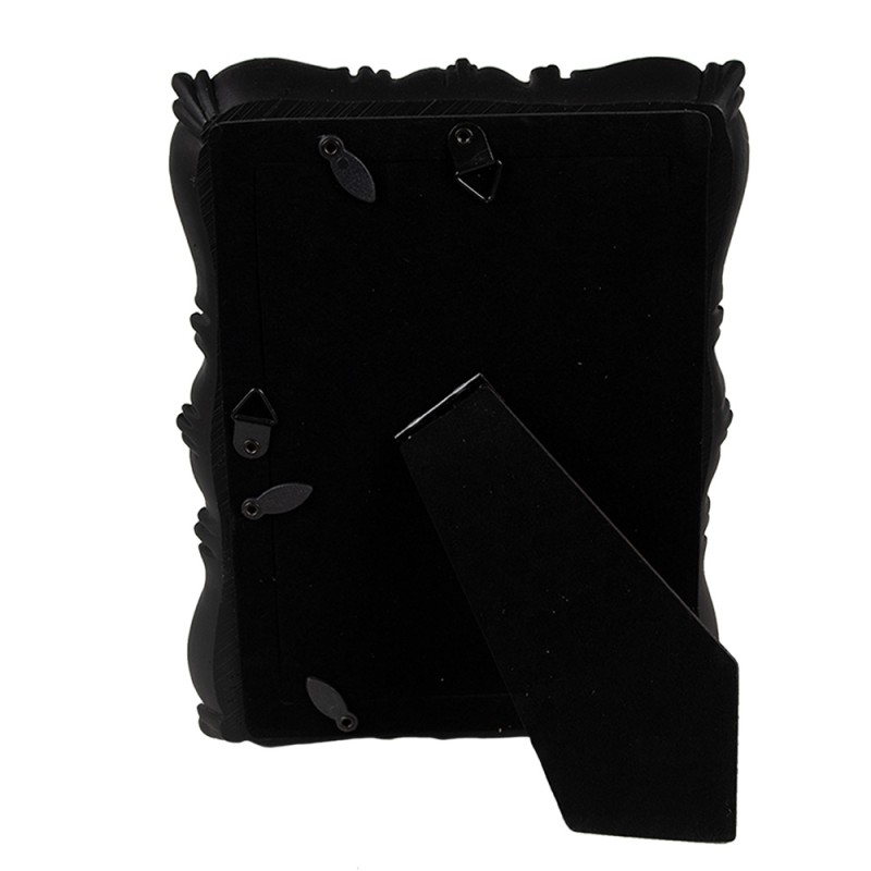 Clayre & Eef Photo Frame 10x15 cm Black Polyresin