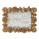 Clayre & Eef Bilderrahmen 10x15 cm Goldfarbig Polyresin