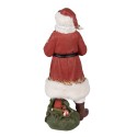 Clayre & Eef Figurine Père Noël 21x18x45 cm Rouge Polyrésine