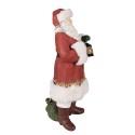 Clayre & Eef Figurine Père Noël 21x18x45 cm Rouge Polyrésine