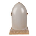 Clayre & Eef Decorazione natalizia con illuminazione a LED Presepe 16x11x24 cm Color oro Poliresina