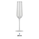 Clayre & Eef Champagneglas  set van 6 stuks  250 ml Glas Wijnglas