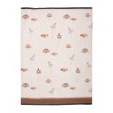 Clayre & Eef Theedoek 50x70 set van 6 stuks 50x70 cm Beige Katoen Paddenstoelen Keukenhanddoek