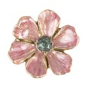 Clayre & Eef Pomello Fiore Ø 4x3 cm Rosa Metallo