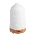 Clayre & Eef Aroma diffuser Ø 9x17 cm Wit Porselein Vogels