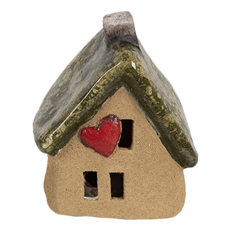 Clayre & Eef Image de décoration Maison 7x6x9 cm Marron Céramique