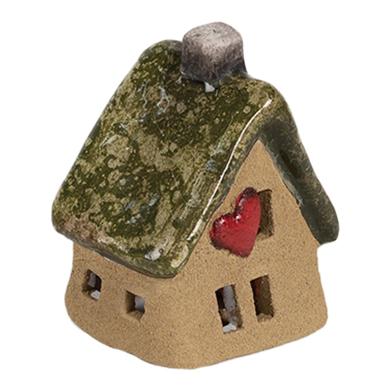 Clayre & Eef Image de décoration Maison 7x6x9 cm Marron Céramique