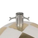 Clayre & Eef Kerstboom Standaard 42x42x44 cm Wit Goudkleurig Keramisch materiaal
